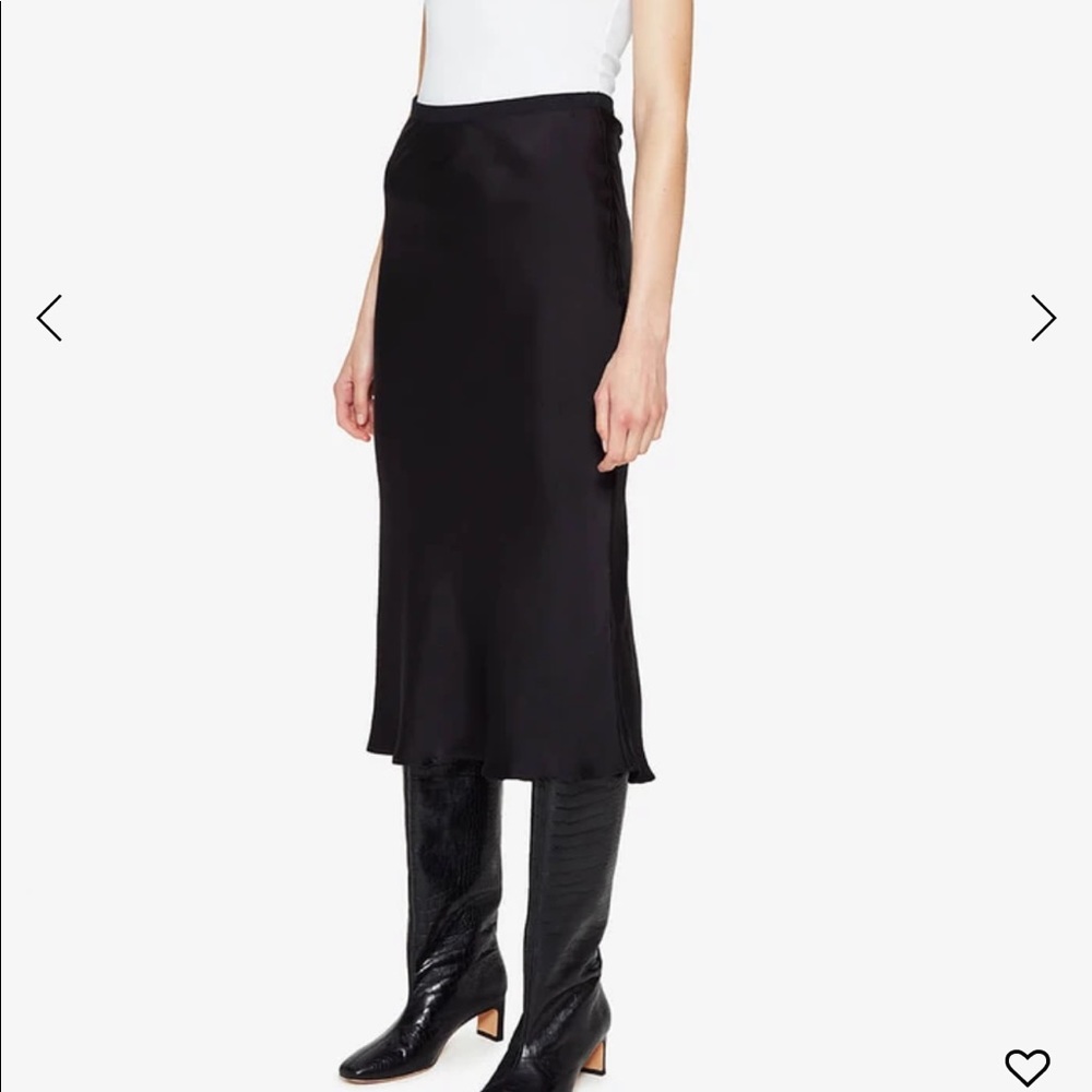 Anine Bing Bar Silk Skirt